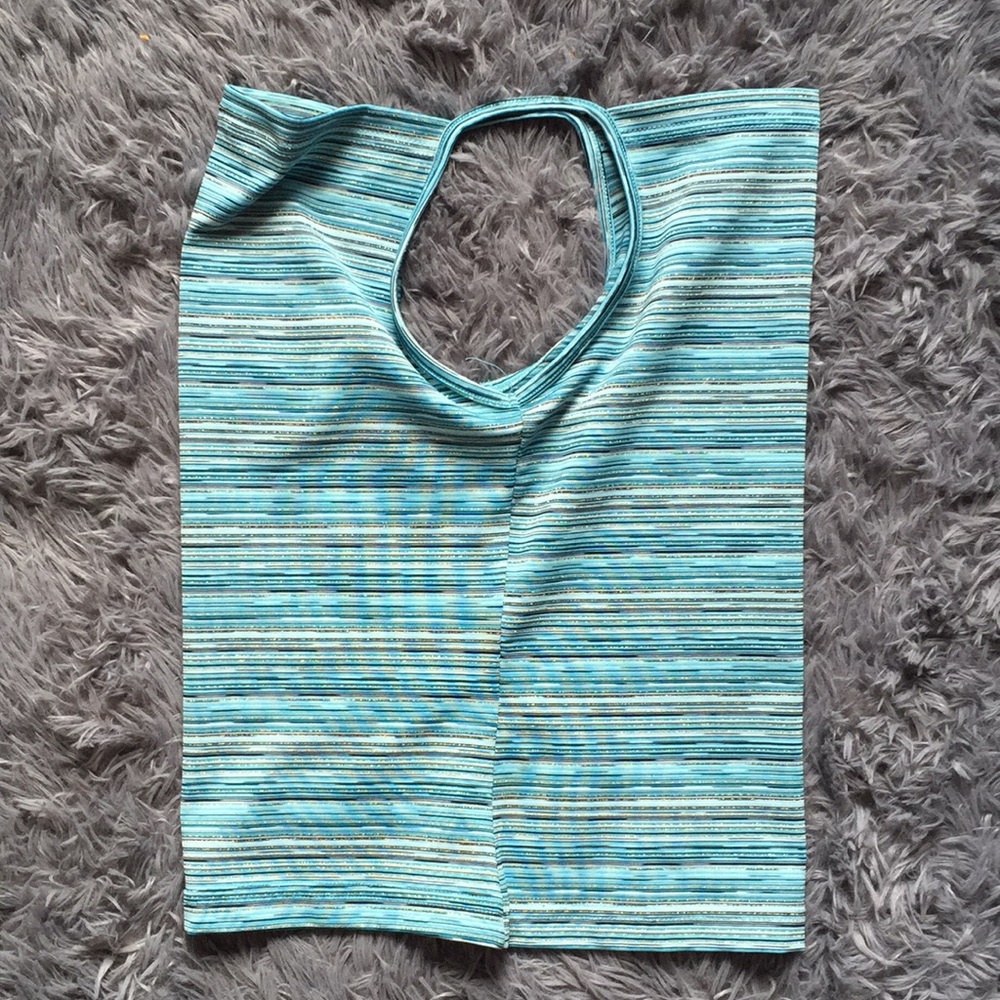 A. Byer blue soft tank top - Picture 3 of 4